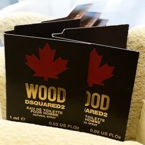 DSQUARED2 WOOD EDT HOMME SPRAY Set of 2 Travel Size 1 ml.